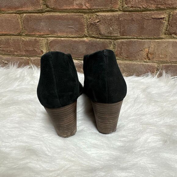 Lucky Brand Women’s Black Jaxy Open Toe Wedge Sandal Size 7.5 - Picture 5 of 10